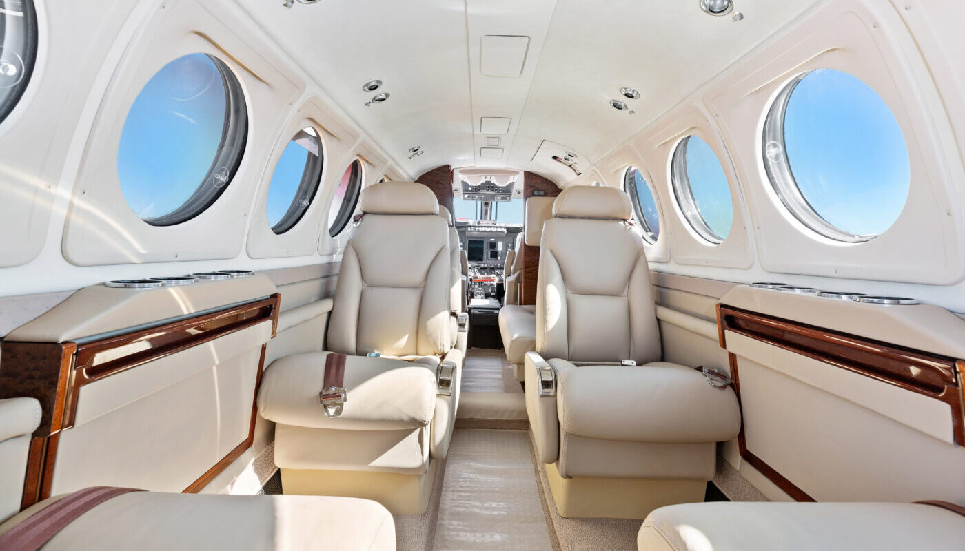 Beechcraft Super King Air 200 Салон