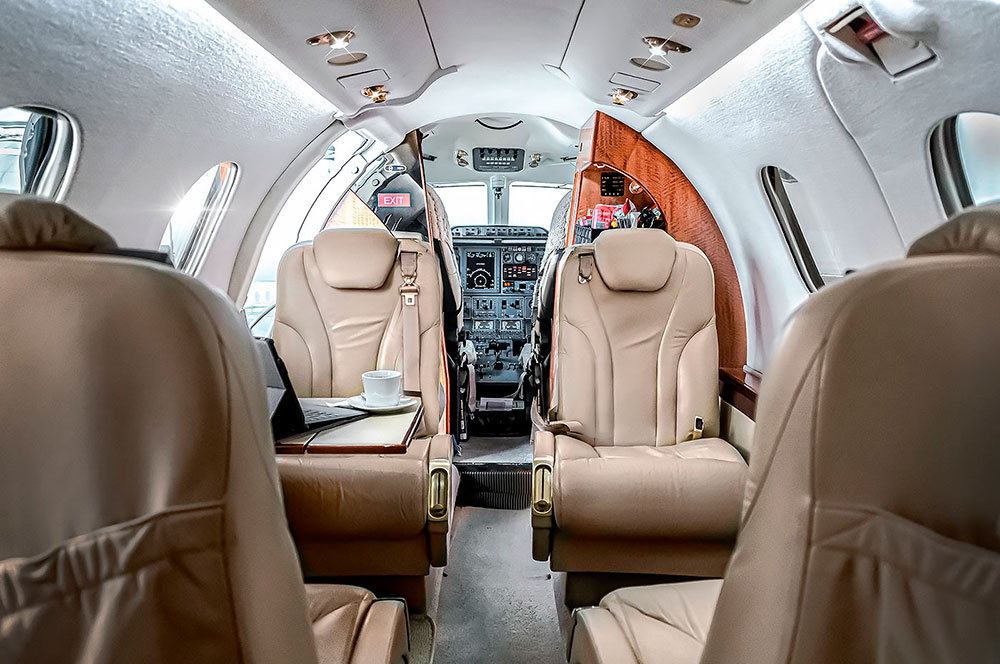 Beechcraft Premier I фото салона