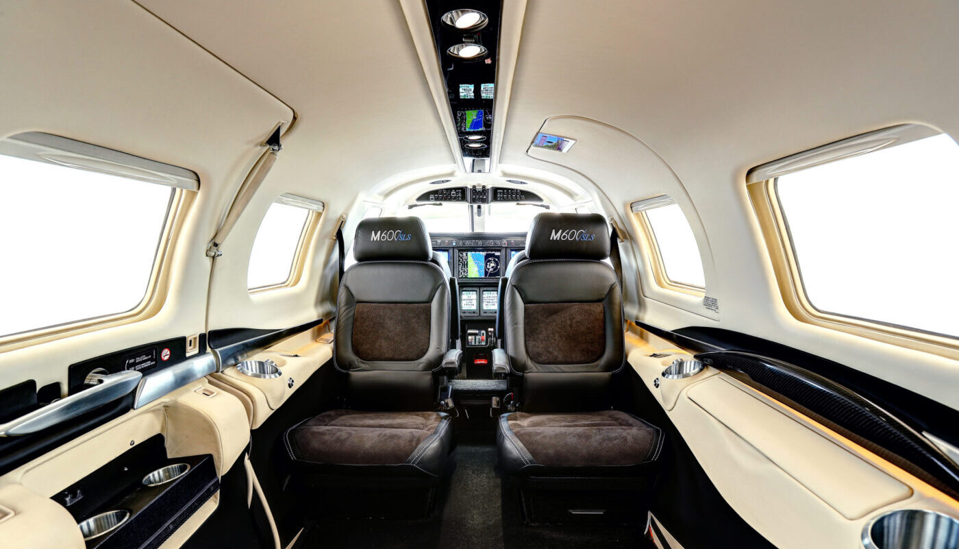 Piper M600 Интерьер самолета