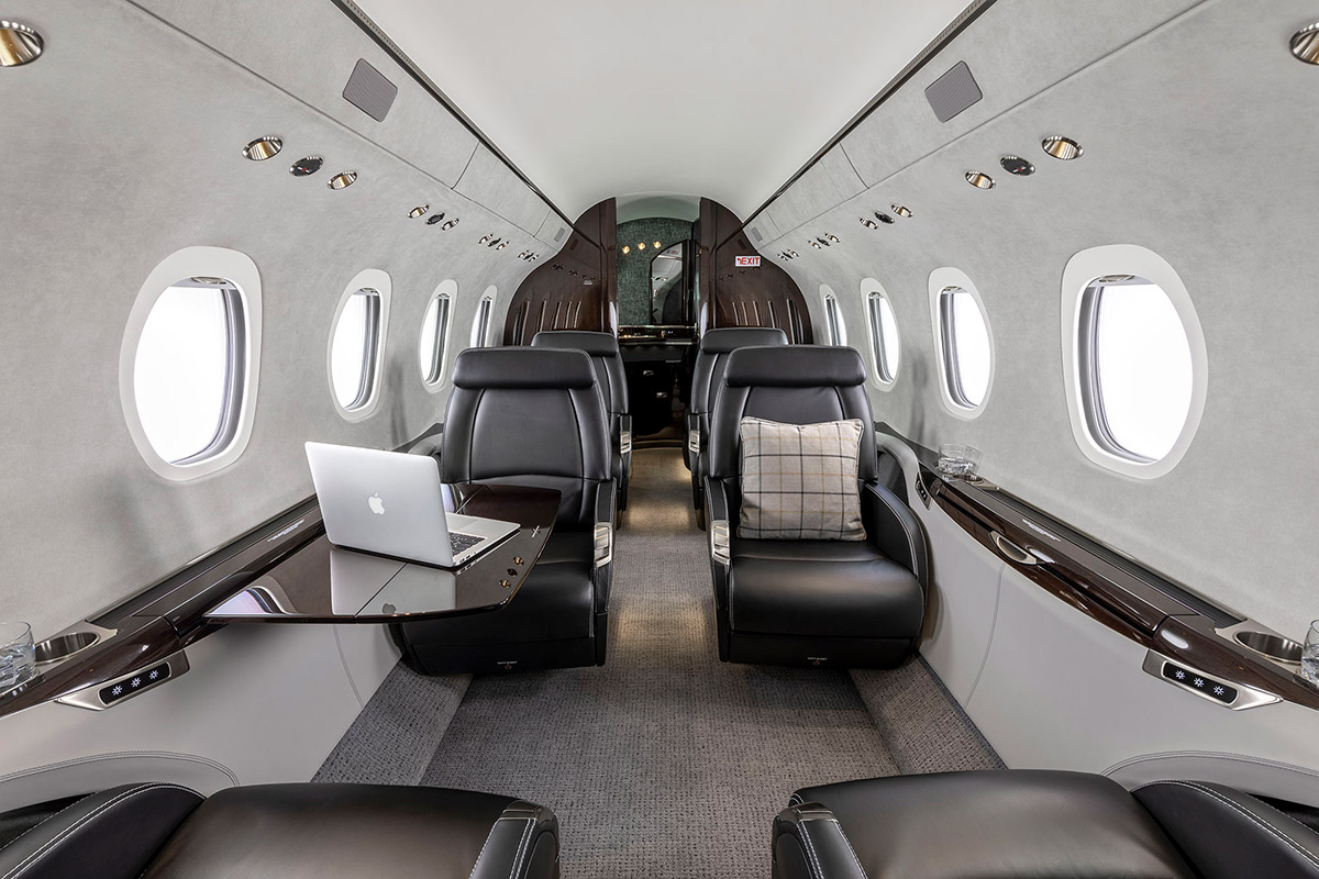 Салон самолета Cessna Citation Latitude