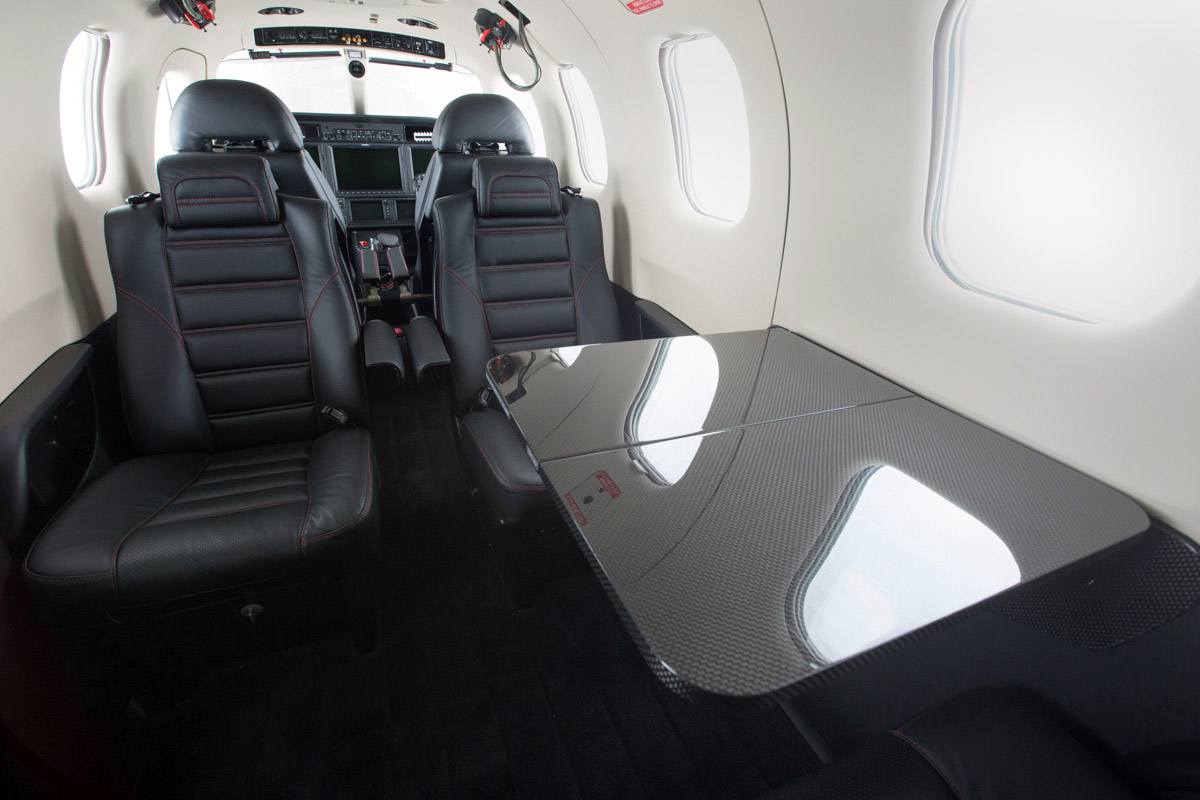 Салон самолета Socata (Daher) TBM-930 