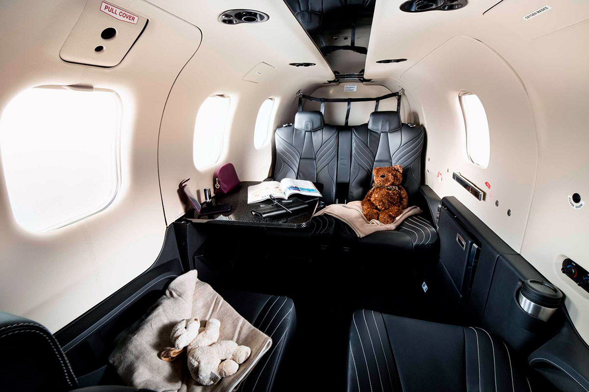 Салон, интерьер в Socata (Daher) TBM-940