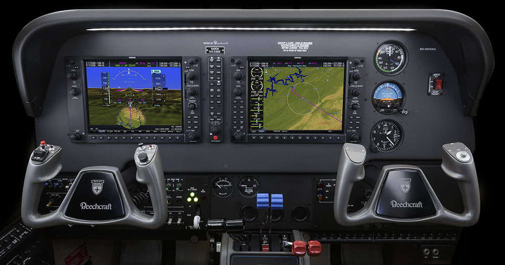 Garmin 1000 на Baron G58