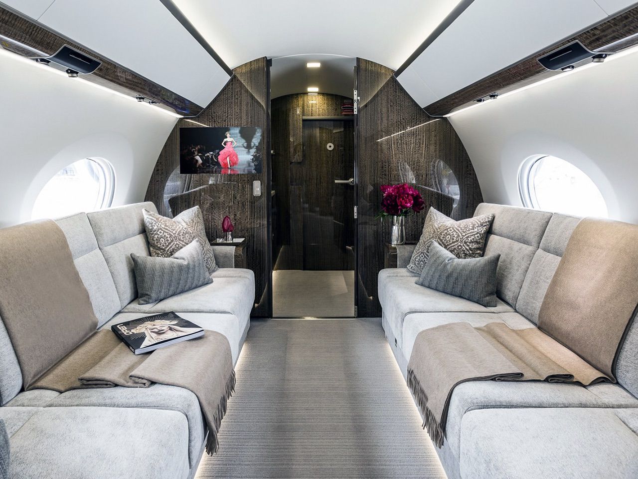 Gulfstream G650 салон