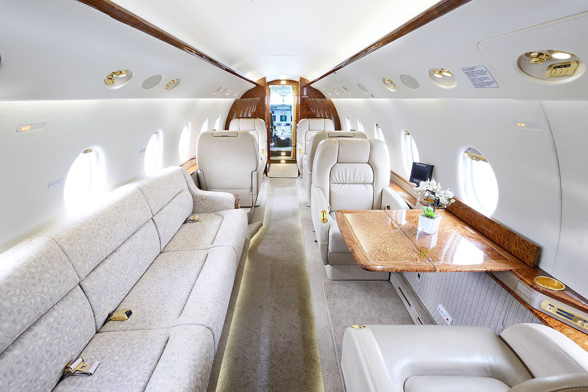 Gulfstream G200 салон